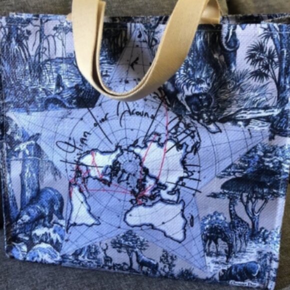 NWOT Dior beauty around the world tote - Picture 5 of 8